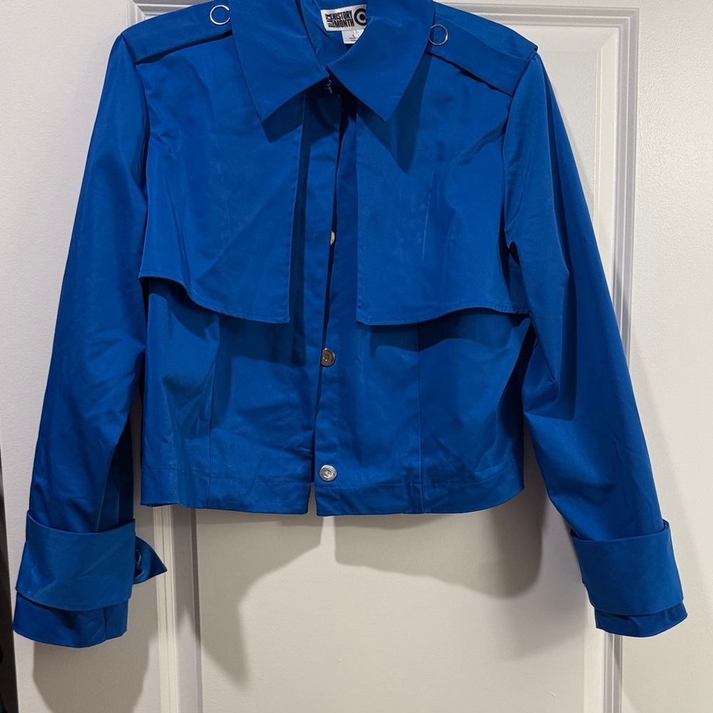 Royal Blue Trench Coat